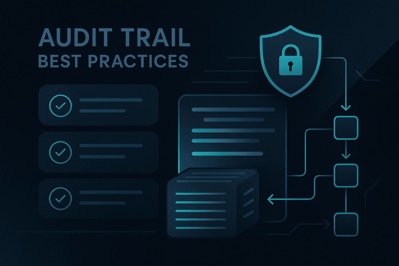 Checklist of audit trail best practices and implementation guidelines